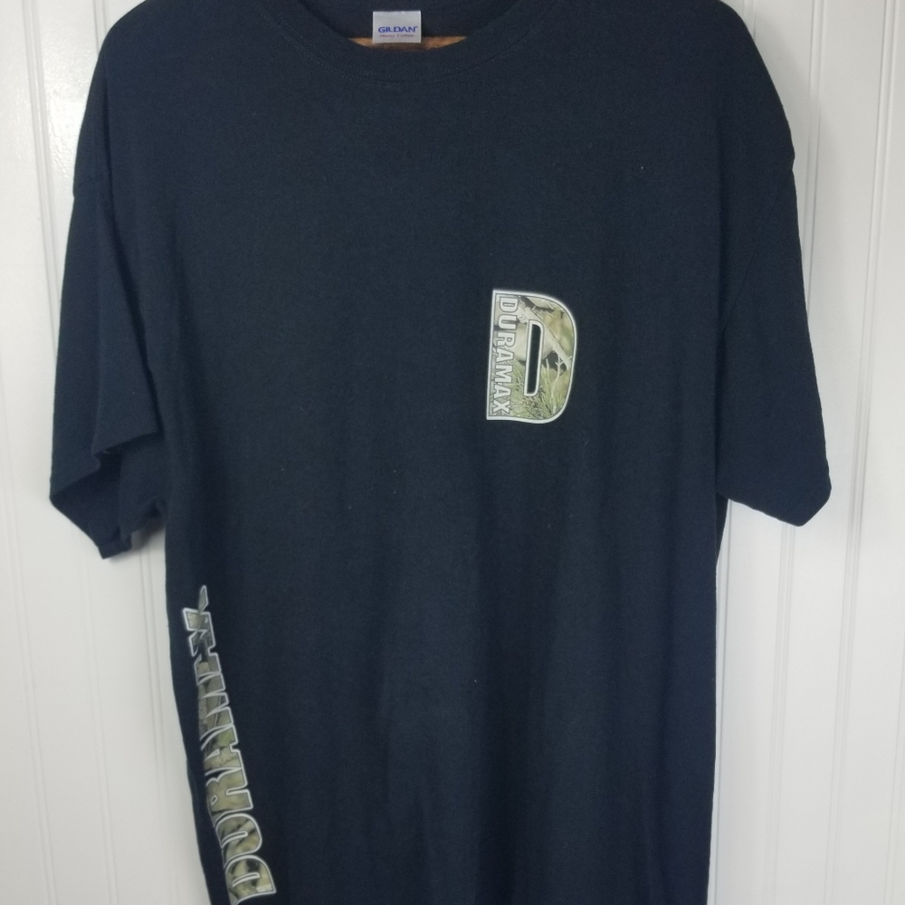 Duramax Diesel Camo Shirt Size L Short Sleeve
